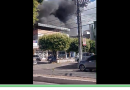 Incêndio destrói um grande estabelecimento comercial no Distrito de Melo Viana, em Fabriciano. Veja vídeo