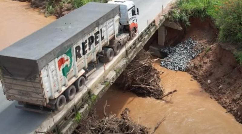 DNIT anuncia interdição da Rodovia BR-381 para reparos na ponte do córrego da Onça Grande, em Jaguaraçu