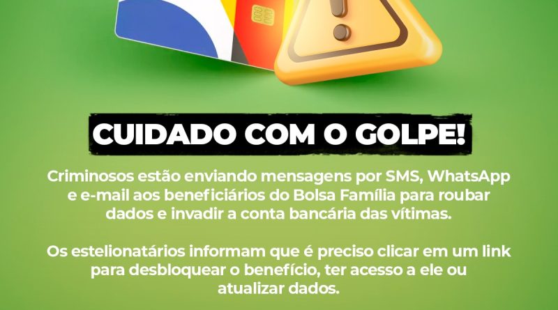 Assistência Social de Ipatinga alerta sobre golpe contra beneficiários do Bolsa Família