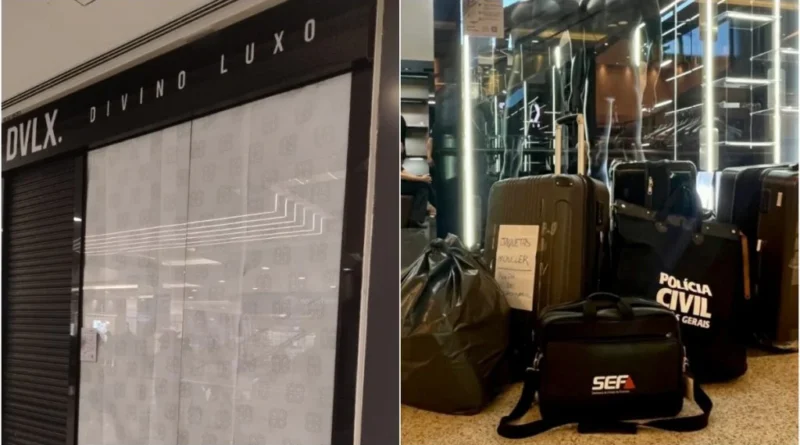 Operação “Do luxo ao lixo”: Receita Estadual fecha loja de luxo no BH Shopping