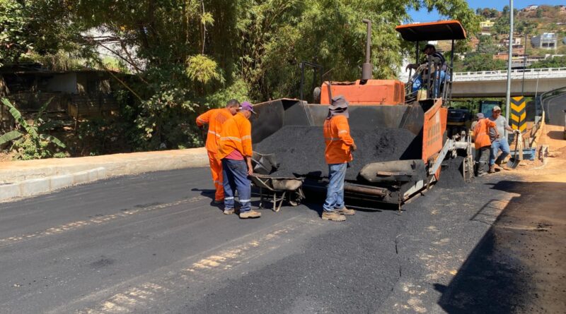 Obra na alça da Avenida Maanaim entra na fase final