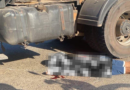Acidente fatal no Distrito de Cachoeira do Vale entre motos e carreta