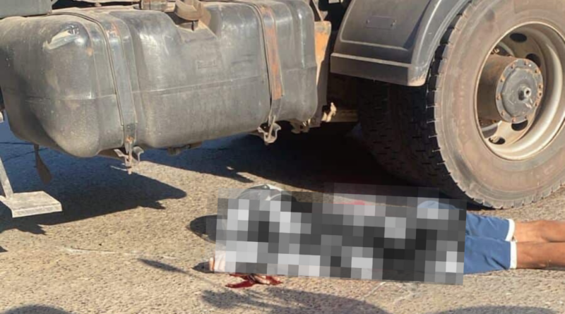Acidente fatal no Distrito de Cachoeira do Vale entre motos e carreta