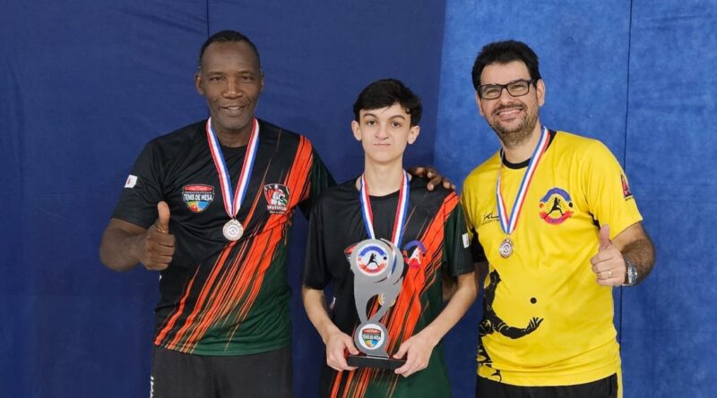 Timóteo conta com representante nos Jogos da Juventude na disputa de tênis de mesa