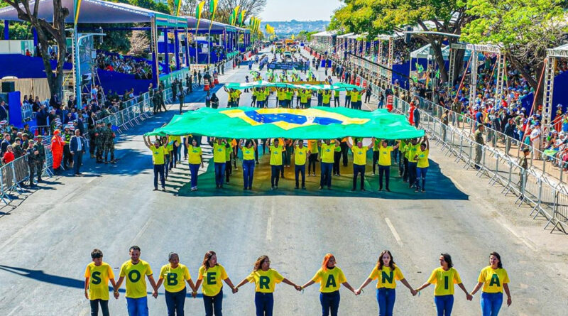 Desfile de 7 de Setembro realça soberania do Brasil nos 203 anos da independência