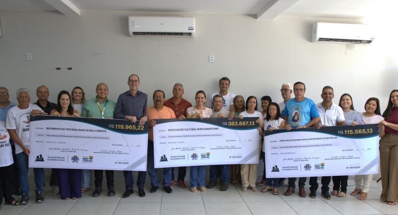 Assinatura dos Termos de Fomento com entidades contempladas pelo Fundo Municipal do Idoso