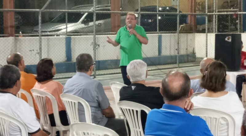 Deputado Celinho realiza encontro no São Cristóvão para prestação de contas do mandato