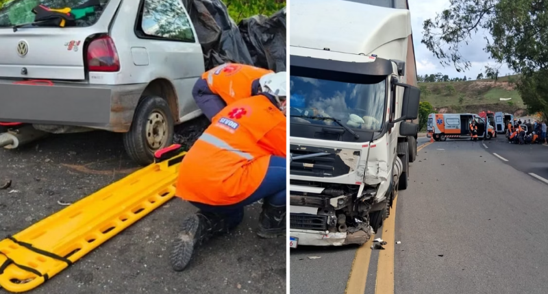 IMPRUDÊNCIA no trânsito mata quatro pessoas na BR-381, em João Monlevade