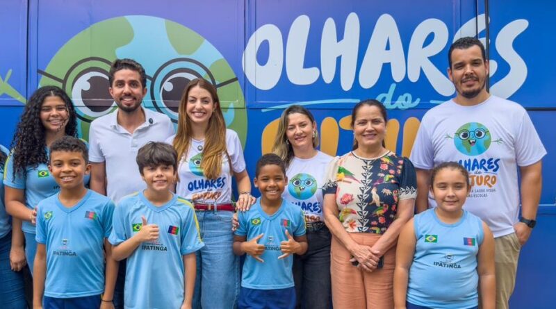 Ipatinga inicia o Projeto Olhares do Futuro com atendimentos oftalmológicos em escolas
