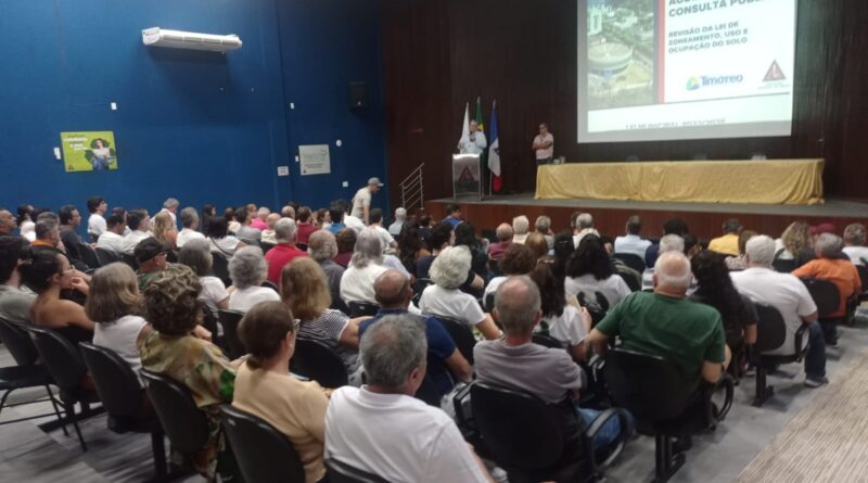 Revisão do zoneamento de Timóteo gera impasse em audiência pública e intervenção do Ministério Público