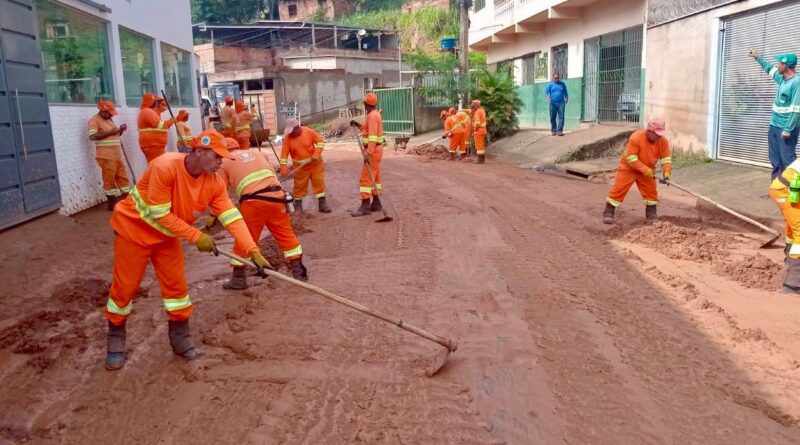 Madrugada de chuva forte mobiliza força-tarefa da Prefeitura em Ipatinga