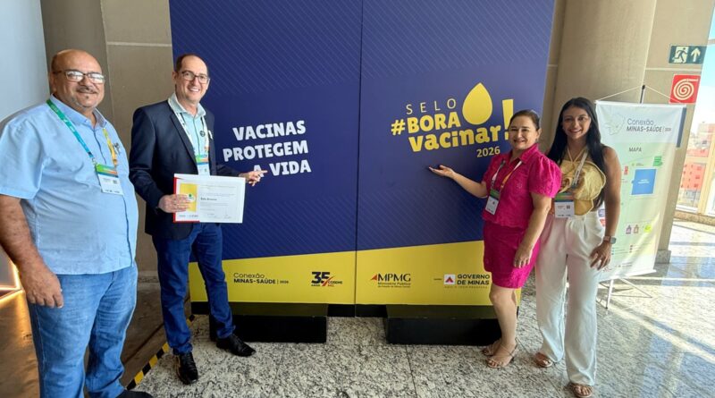 Belo Oriente conquista Selo Ouro no Bora Vacinar e se destaca entre municípios do Vale do Aço