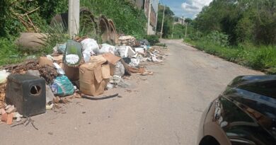 Descarte irregular de lixo na avenida São João ameaça meio ambiente em Timóteo