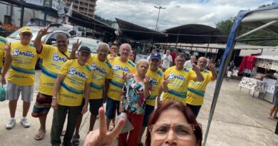 Na Feira do Timirim, Chapa 2 intensifica corpo a corpo com aposentados em Timóteo