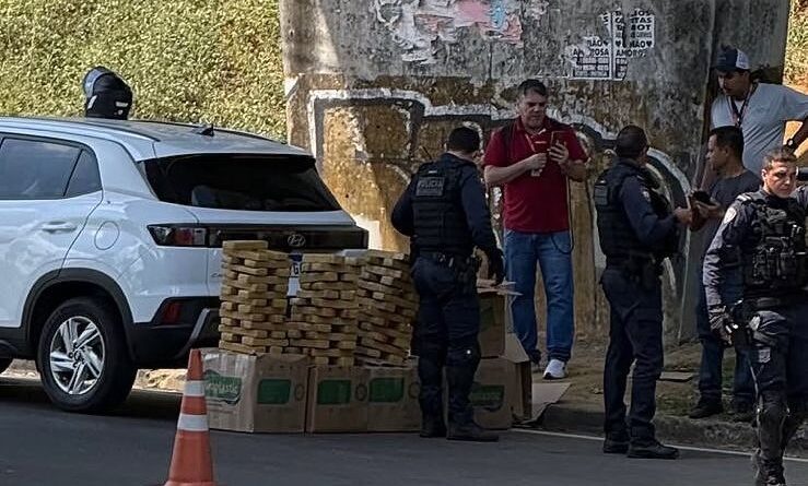 Operação da Polícia Municipal intercepta carga de maconha e prende suspeito na BR-381