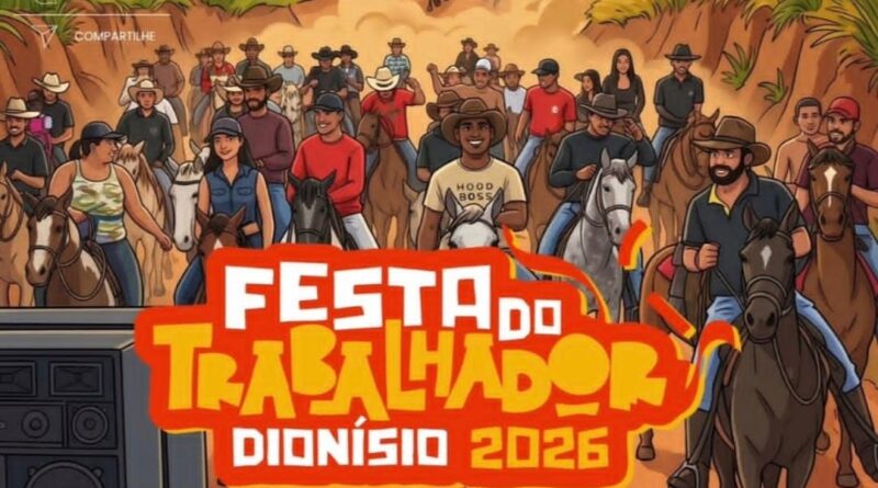 Tradicional Festa do Trabalhador em Dionísio reúne atrações e programação especial – Confira vídeo com a programação