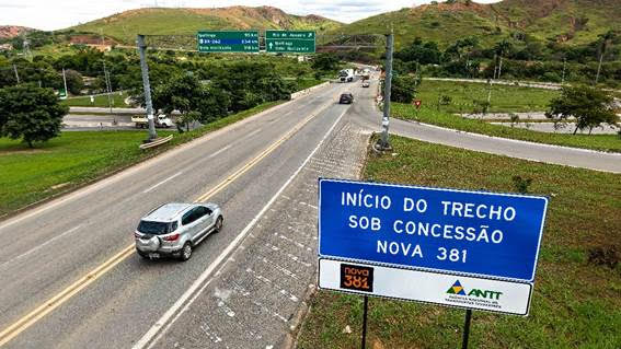 Obras na BR-381 ampliam segurança e impulsionam modernização da rodovia