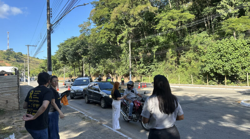 Timóteo promove Maio Amarelo com ações educativas e foco na preservação de vidas no trânsito