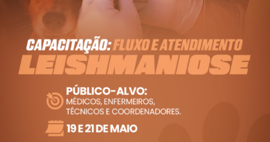 Leishmaniose em humanos será tema de qualificação para profissionais de Saúde em Timóteo