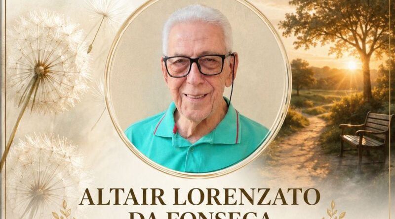 Luto em Timóteo: morre Altair Lorenzato, ex-vereador e operário padrão da Acesita/Aperam