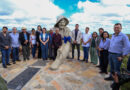 Símbolo da Serra do Cipó, estátua do Juquinha é reinaugurada, com a presença de Ana Sanches, presidente da Anglo American