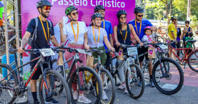 Aperam encerra mês de Saúde e Segurança com passeio ciclístico pelas ruas da Usina, em Timóteo