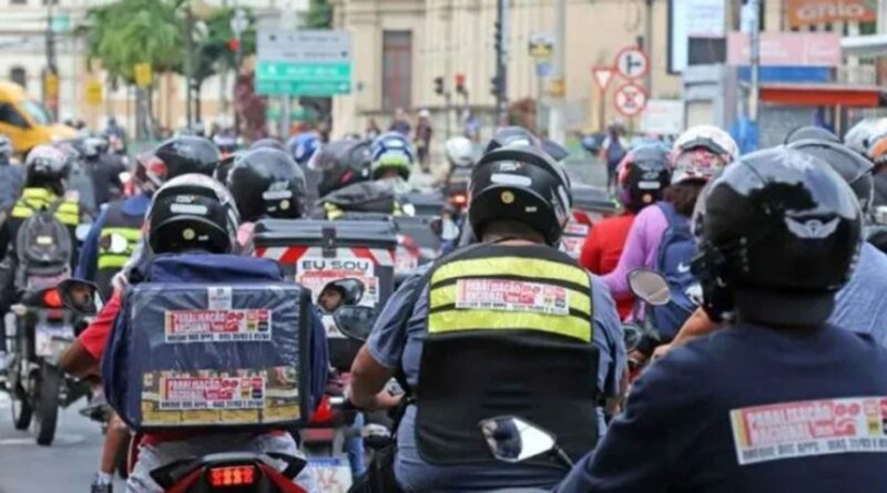 Trabalhadores de aplicativo vão parar em JF