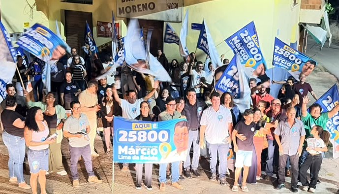 Márcio Lima amplia campanha com caminhadas noturnas e intensifica agenda na região