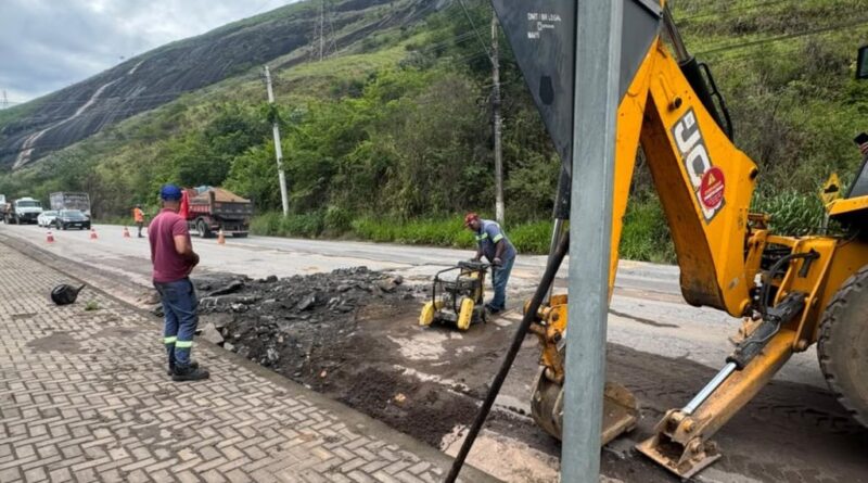 Adequação de quebra-molas na Avenida Belo Horizonte reforça segurança